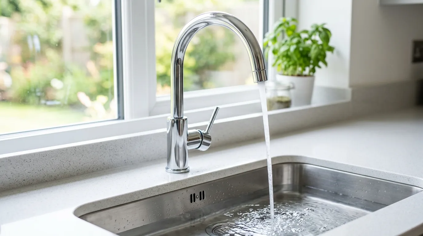 Local Plumbing Master Pros same day plumber fixing a faucet in Romulus, MI
